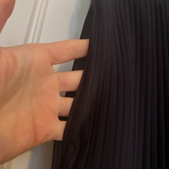 Cos Plisse Pleated Wide Leg Pants in Dark Navy (size XS) - perfect condition - Picture 7 of 8